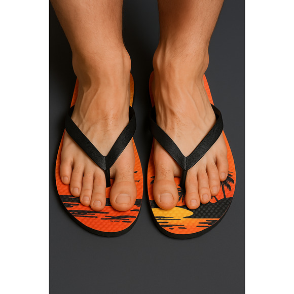 Juncture Men's 8/9 Flip Flops / Sandals - Picture 1 of 4